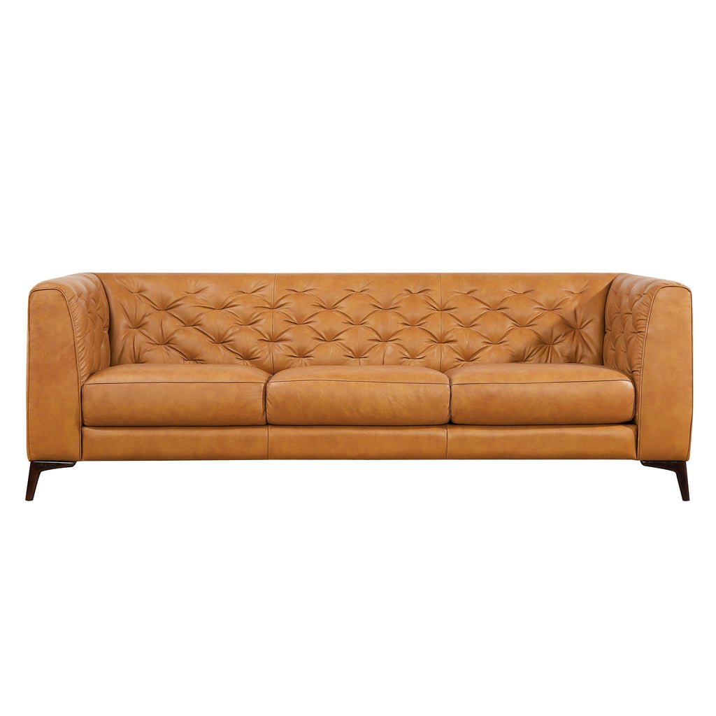 Tan Leather Sofa - Tan Leather | MidinMod | Houston TX | Best Furniture stores in Houston