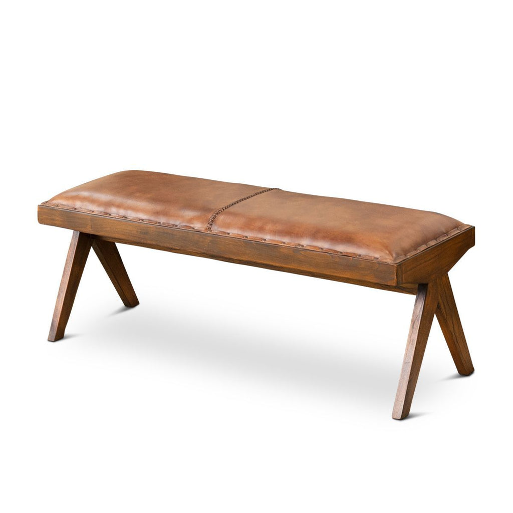 Finley Leather Bench | MidinMod | Houston TX | Best Furniture stores in Houston