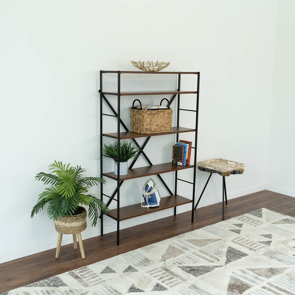 Hugo Bookcase (Dark Walnut) | Mid in Mod | Houston TX | Best Furniture stores in Houston