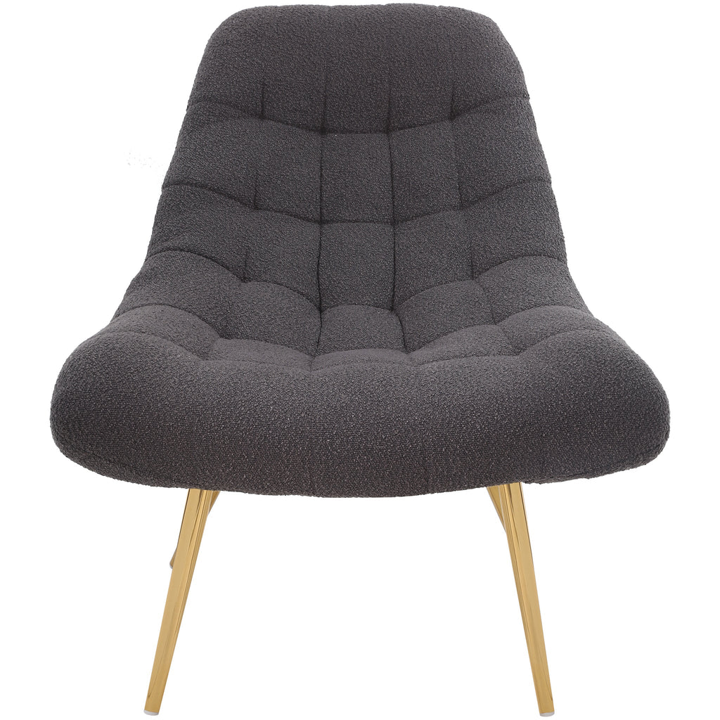 Edna Lounge Chair | Grey Boucle | Mid in Mod | Top Houston Furniture | Best Furniture stores in Houston