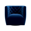 Lotte Swivel Chair (Blue Velvet) | MidinMod | Houston TX | Best Furniture stores in Houston