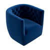 Lotte Swivel Chair (Blue Velvet) | MidinMod | Houston TX | Best Furniture stores in Houston