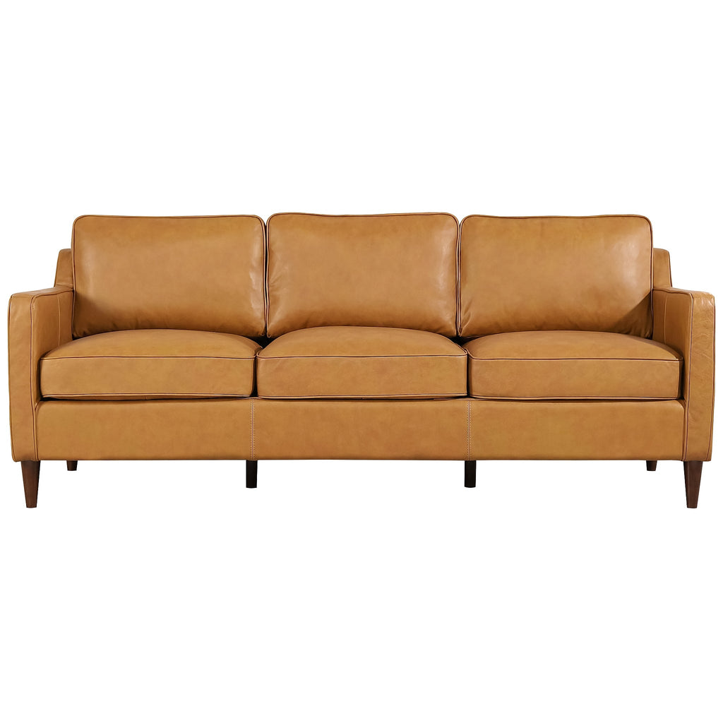 Manhattan Mid century Modern Leather Sofa | MidinMod | TX | Best Furniture stores in Houston