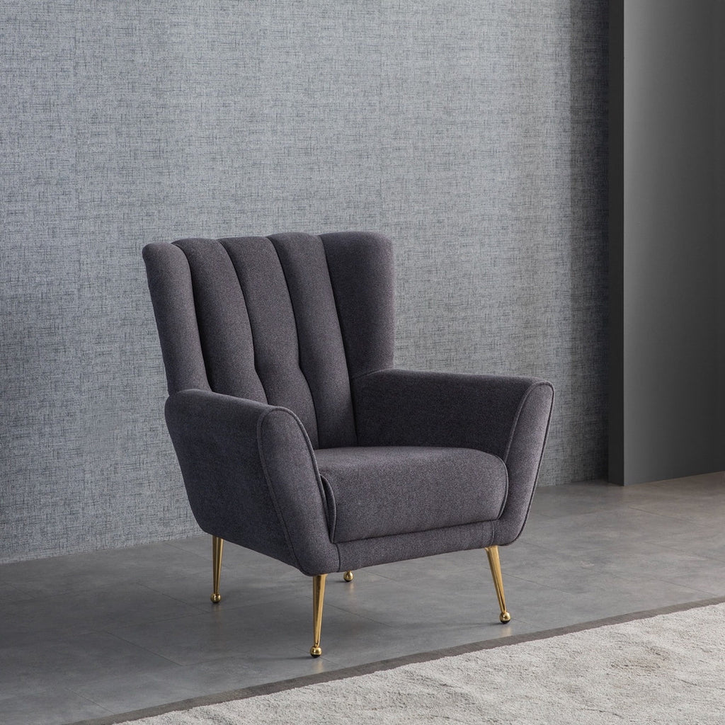 Amelia Lounge Chair - Dark Grey | MidinMod | Houston TX | Best Furniture stores in Houston