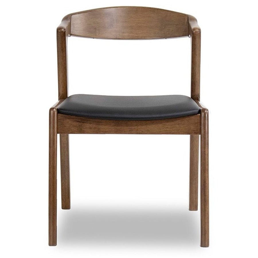 Reggie Dining Chair - Black Leather | MidinMod | Houston TX | Best Furniture stores in Houston