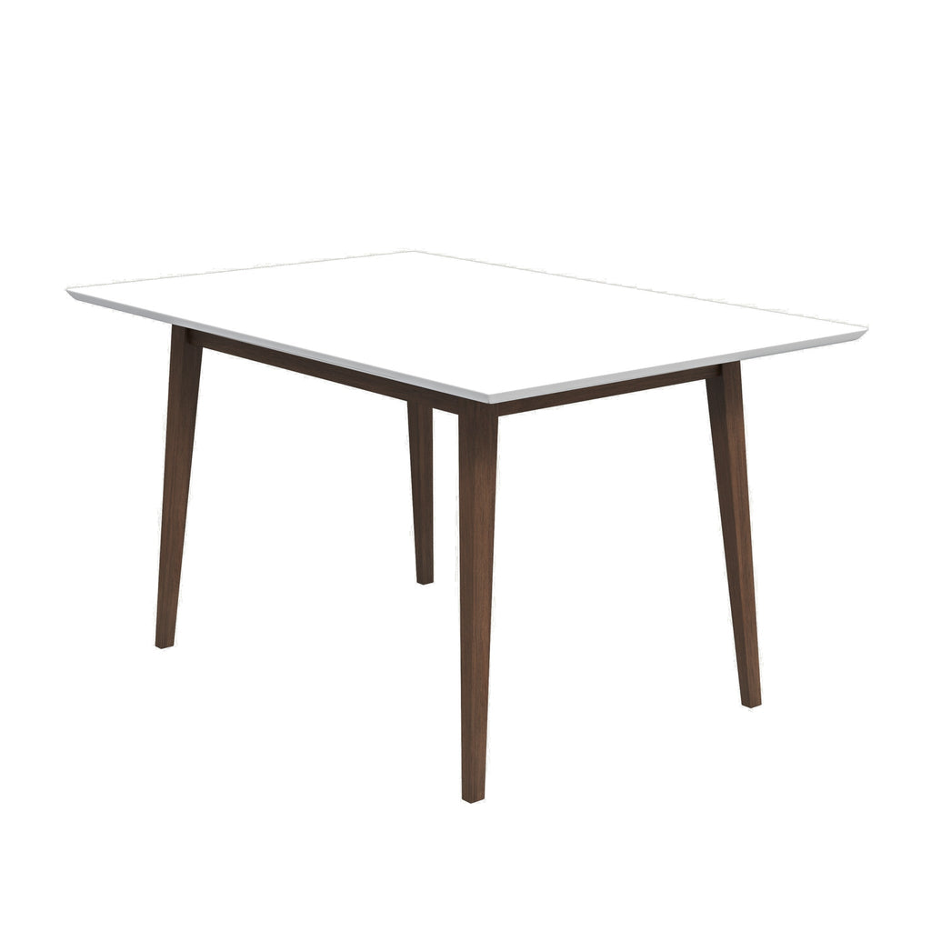 Adira White Top Walnut Small Dining Table | MidinMod | Houston TX | Best Furniture stores in Houston