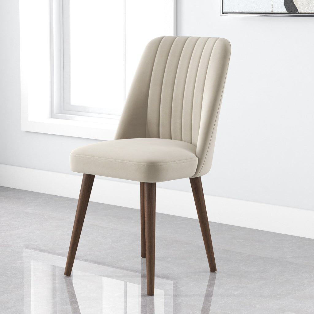 Joyce Beige  Dining Chair | MidinMod | Houston TX | Best Furniture stores in Houston