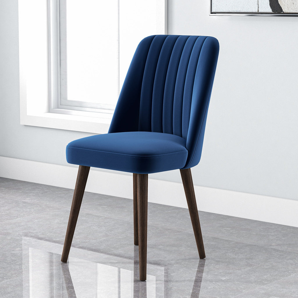 Joyce Navy Blue Dining Chair | MidinMod | Houston TX | Best Furniture stores in Houston