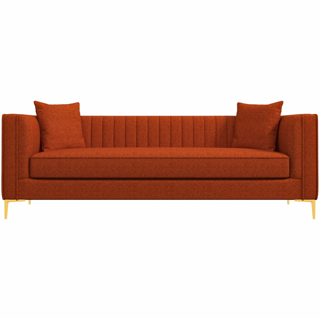 Kendra Sofa - Red Boucle | MidinMod | Houston TX | Best Furniture stores in Houston