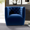 Lotte Swivel Chair (Blue Velvet) | MidinMod | Houston TX | Best Furniture stores in Houston