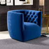 Lotte Swivel Chair (Blue Velvet) | MidinMod | Houston TX | Best Furniture stores in Houston