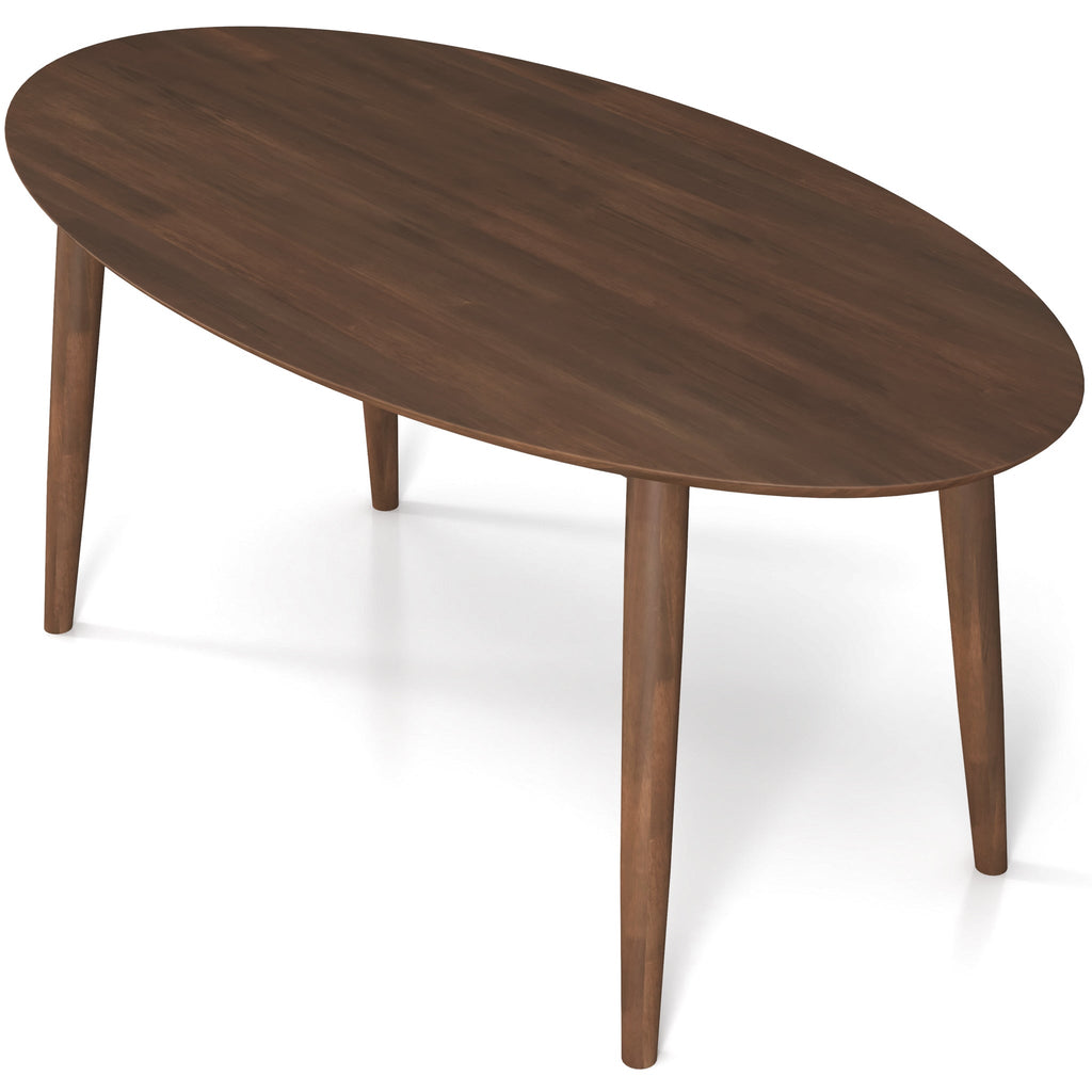 Rixos Oval Dining Table Walnut Top | Mid in Mod | Houston TX | Best Furniture stores in Houston