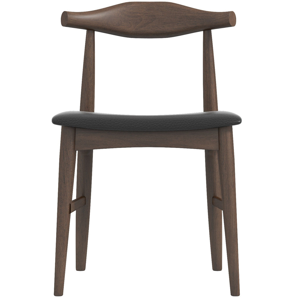 Winston Dining Chair -  Black Leather | MidinMod | Houston TX | Best Furniture stores in Houston